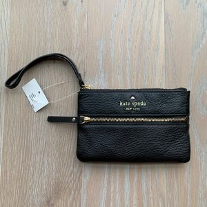 Kate Spade Black Wristlet